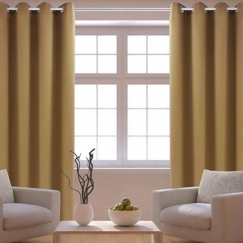 Штора на люверсах Heaven 140х250 Бежевый