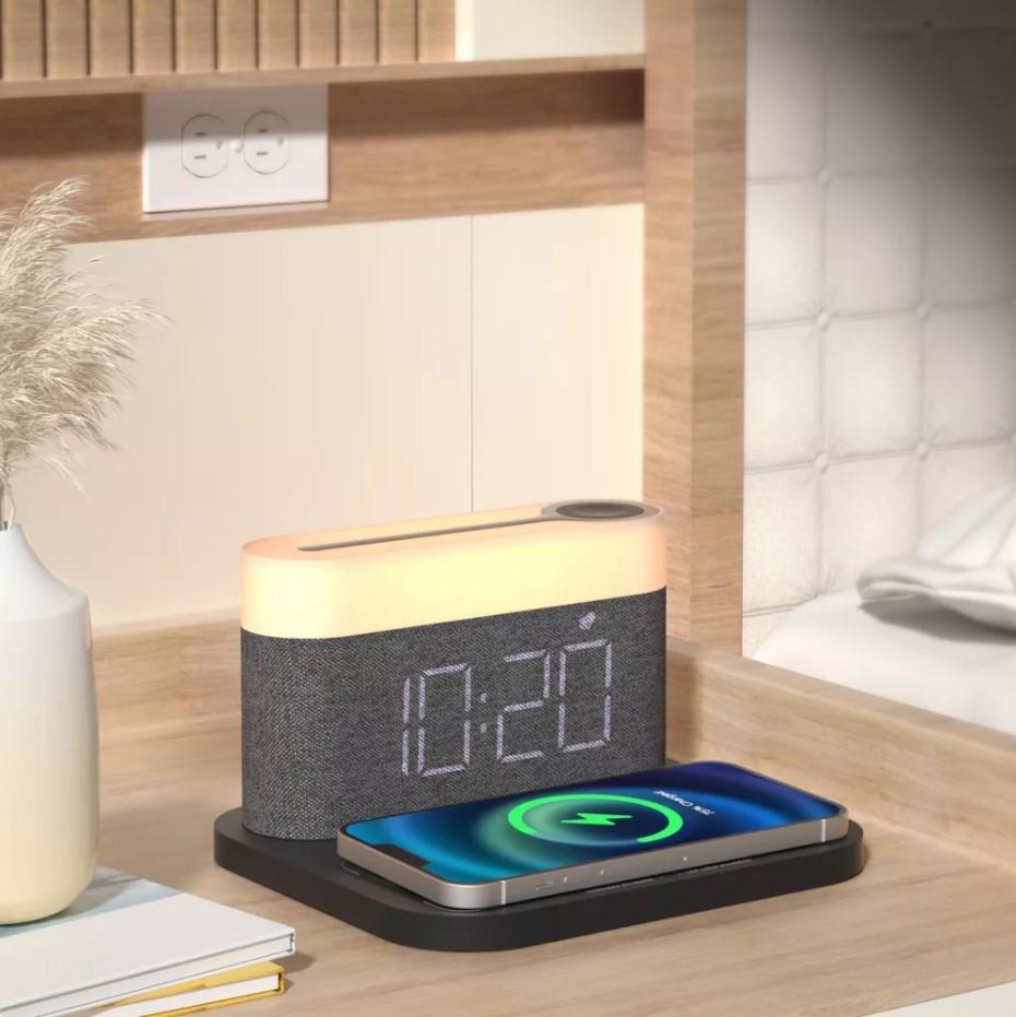 Лампа с беспроводной зарядкой Proove с часами и будильником - фото 9 Лампа с беспроводной зарядкой Proove с часами и будильником - фото 9