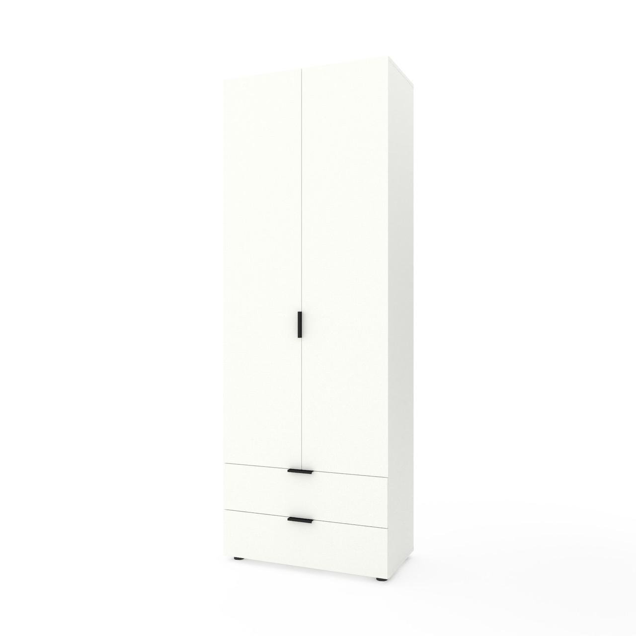 Шафа Metkas Home A004 ЛДСП 800x420x2300 мм Білий Сніг - фото 2 Шафа Metkas Home A004 ЛДСП 800x420x2300 мм Білий Сніг - фото 2