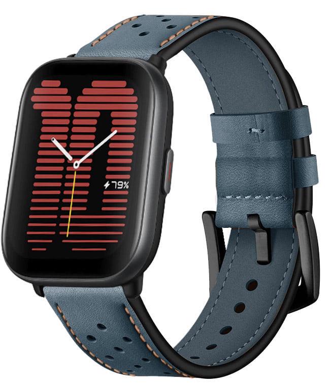 Ремешок кожаный Classico для Amazfit Active Khaki (38393-17)
