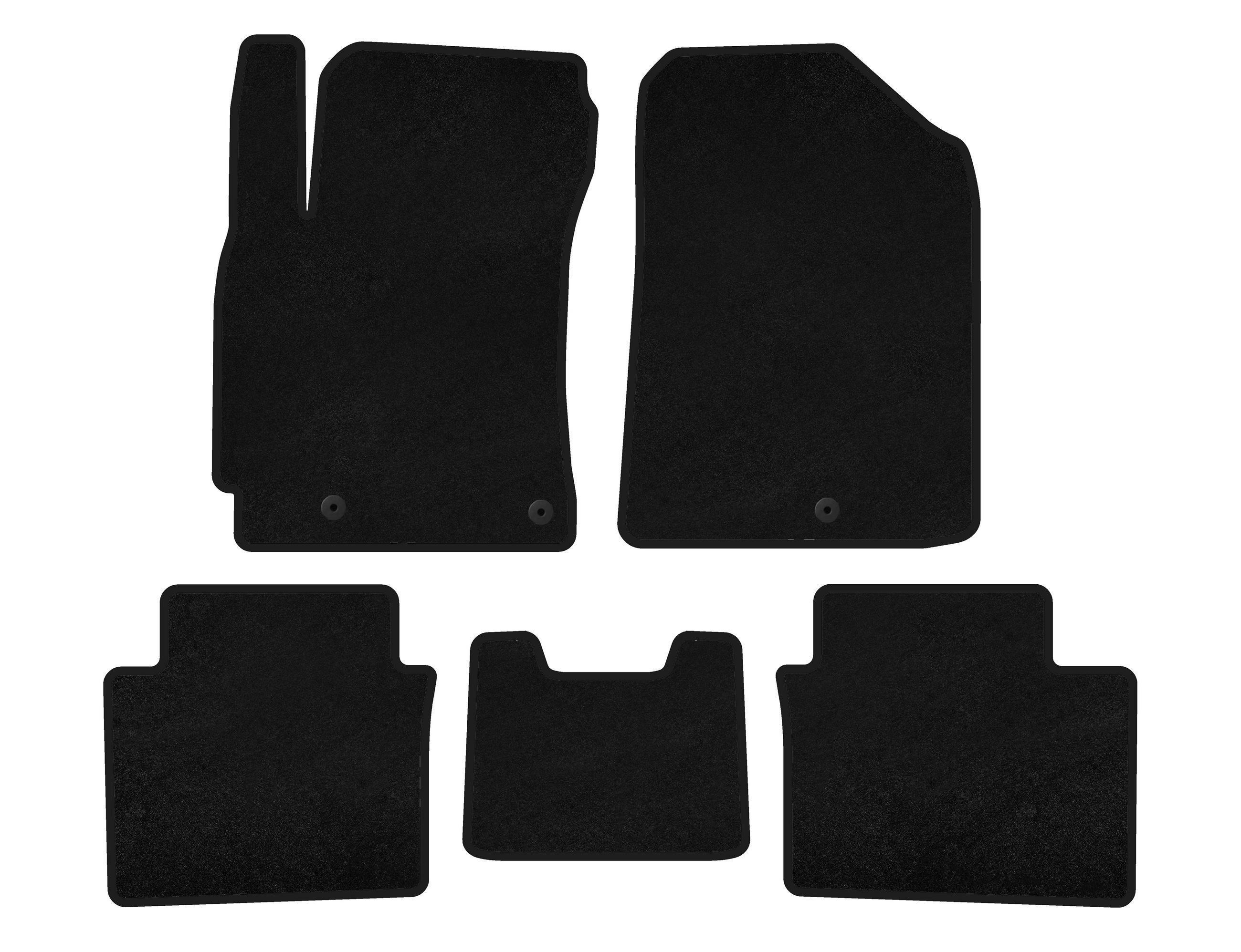 Коврики Digital Designs Premium для Kia Forte 2008–2024 рр. ткань Черный (165555)