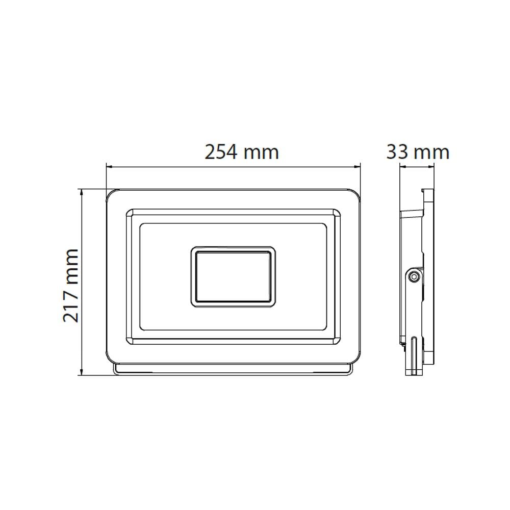 Прожектор світлодіодний HOROZ ELECTRIC Pardus-100 100W 6400K - фото 2 Прожектор світлодіодний HOROZ ELECTRIC Pardus-100 100W 6400K - фото 2