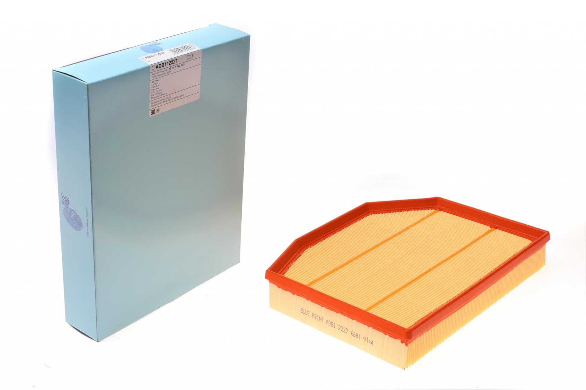 Фильтр воздушный BLUE PRINT для BMW X3 E83 3,0/2,5i 06-11/Z4 2,0-3,0i 02-09 (ADB112227)