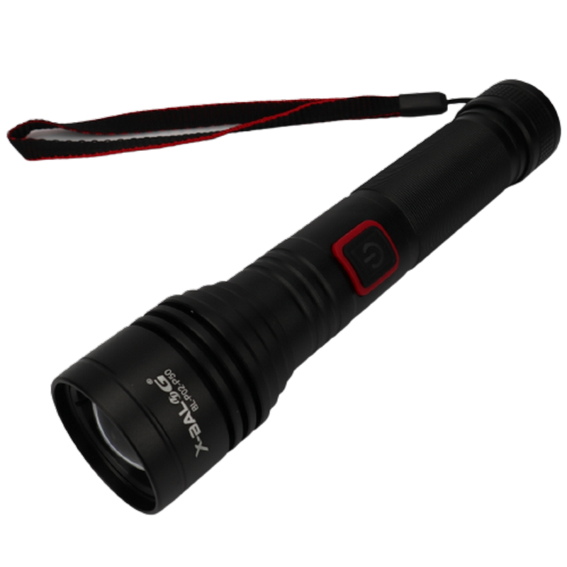 Фонарик ручной светодиодный X-Balog BL-P02-P50 на аккумуляторе Черный (4507324)