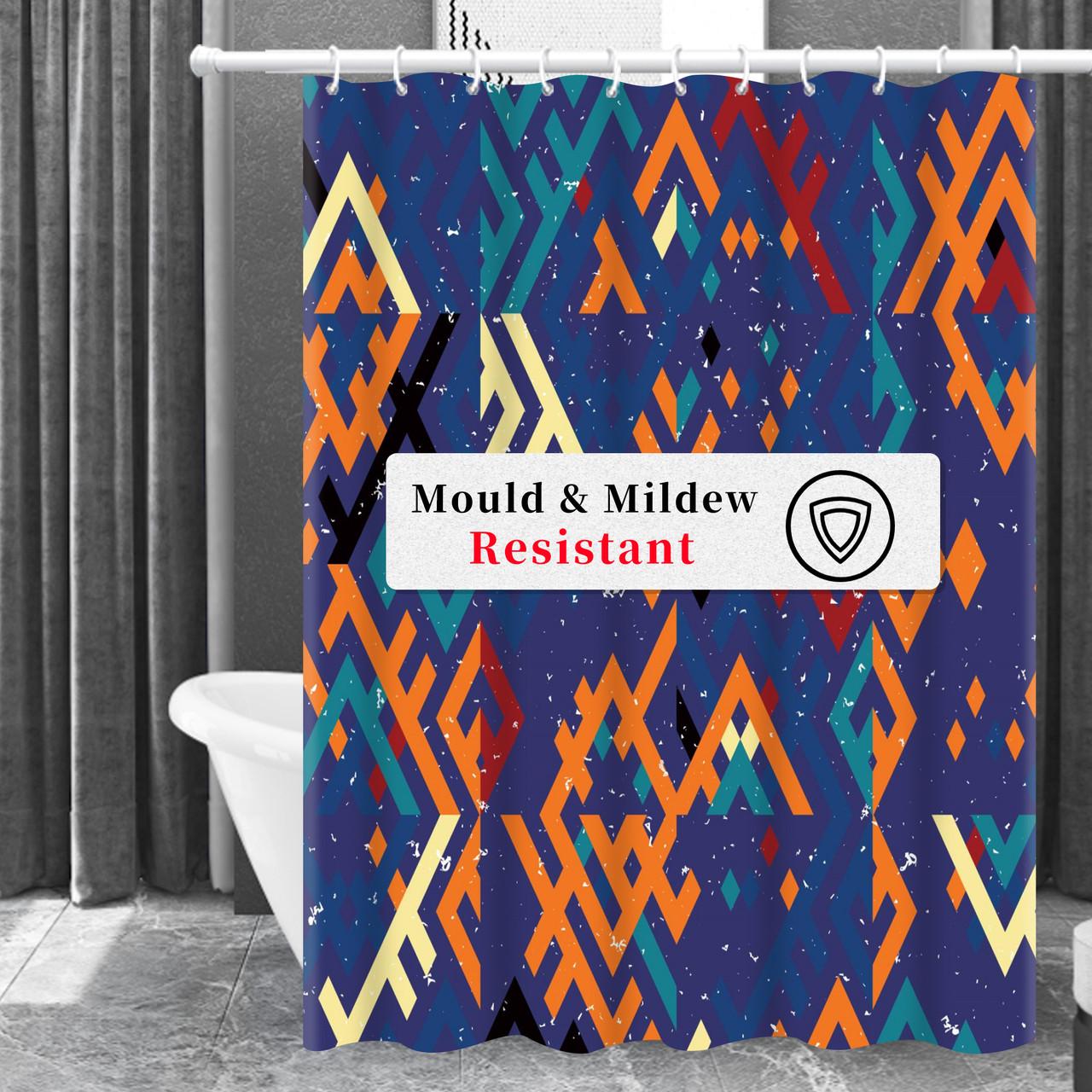 Шторка для ванної кімнати Bathlux водонепроникна з кільцями 180x180 см (1860120244) - фото 3 Шторка для ванної кімнати Bathlux водонепроникна з кільцями 180x180 см (1860120244) - фото 3