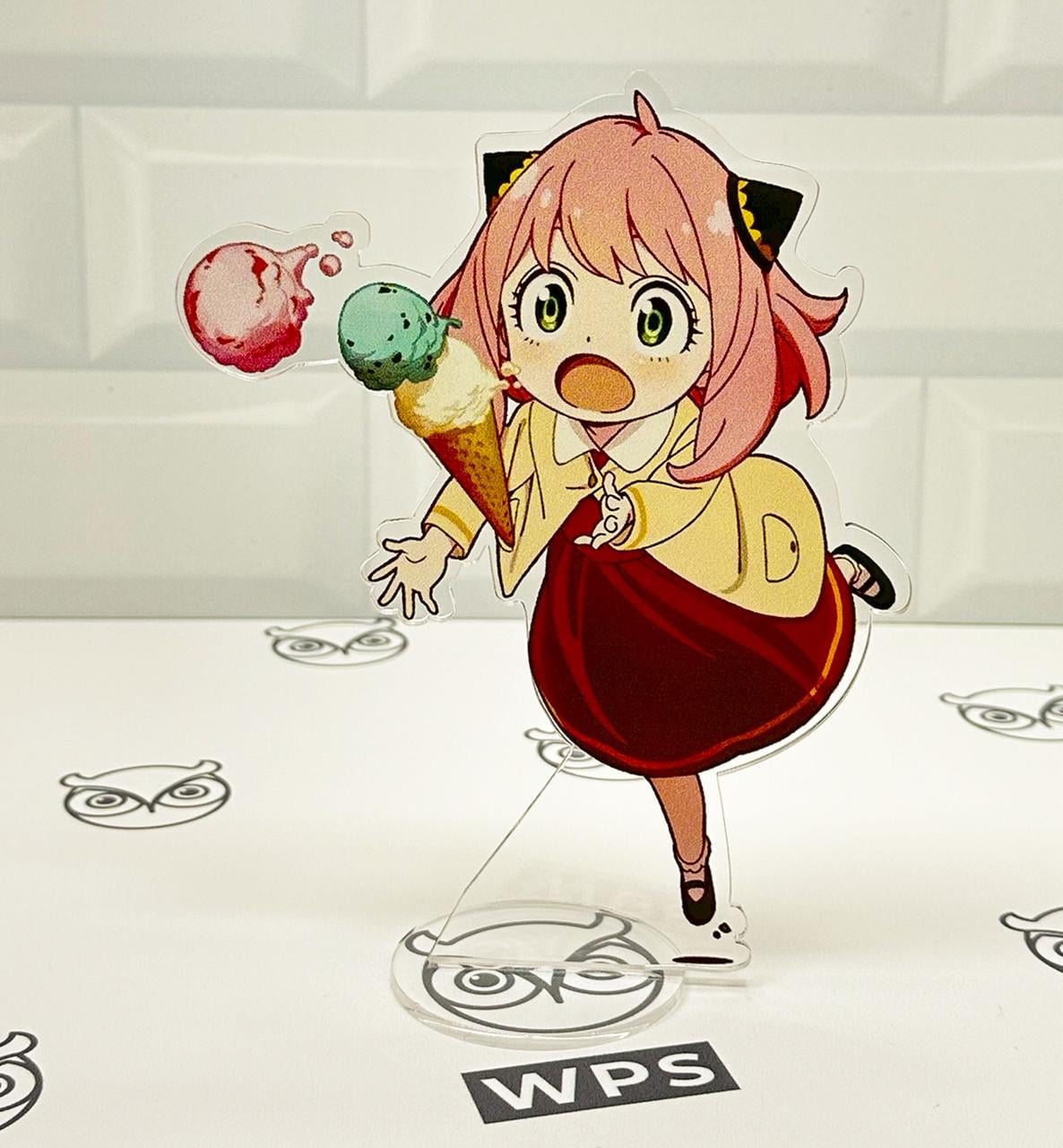 Фигурка коллекционная акриловая Аниме Spy Family Семья шпиона Анна 15 см (2116292778)