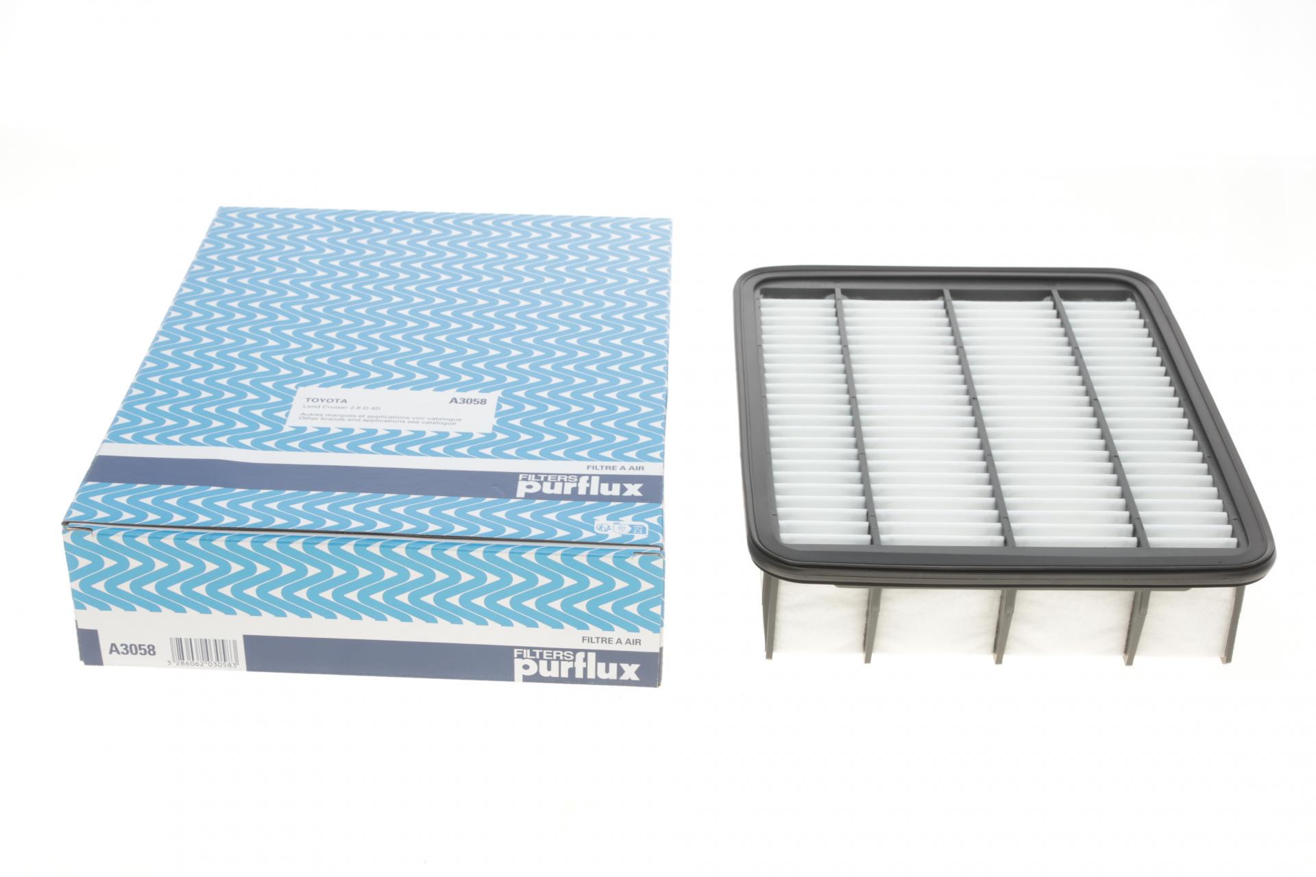 Фильтр воздушный PURFLUX для Toyota Land Cruiser 2,8 D4d 09- A3058)