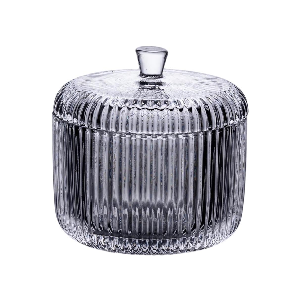 Сахарница стеклянная с крышкой d 9 см (HP-4-99)