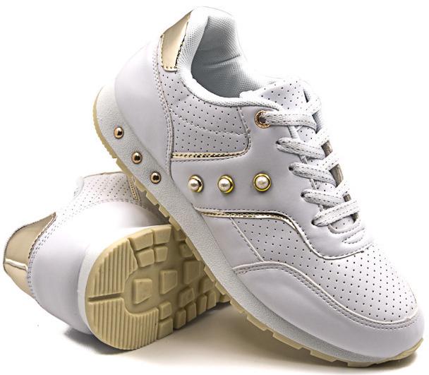 Кросівки Violeta 20-508-white-gold р. 40 Білий