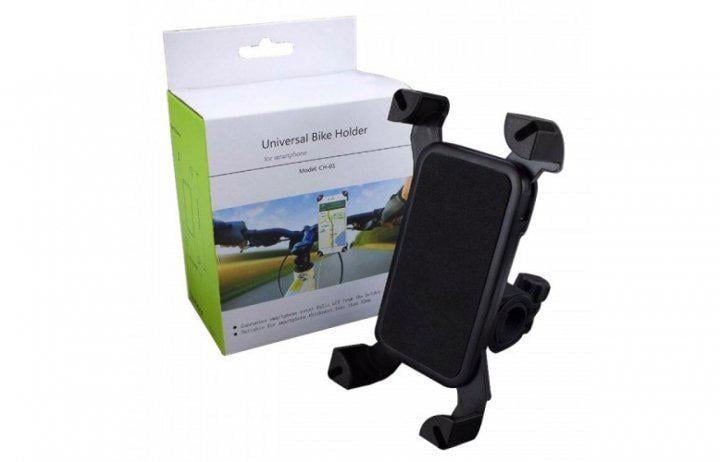 Держатель велосипедный универсальный для смартфона Universal Bike Holder G113 Черный - фото 3