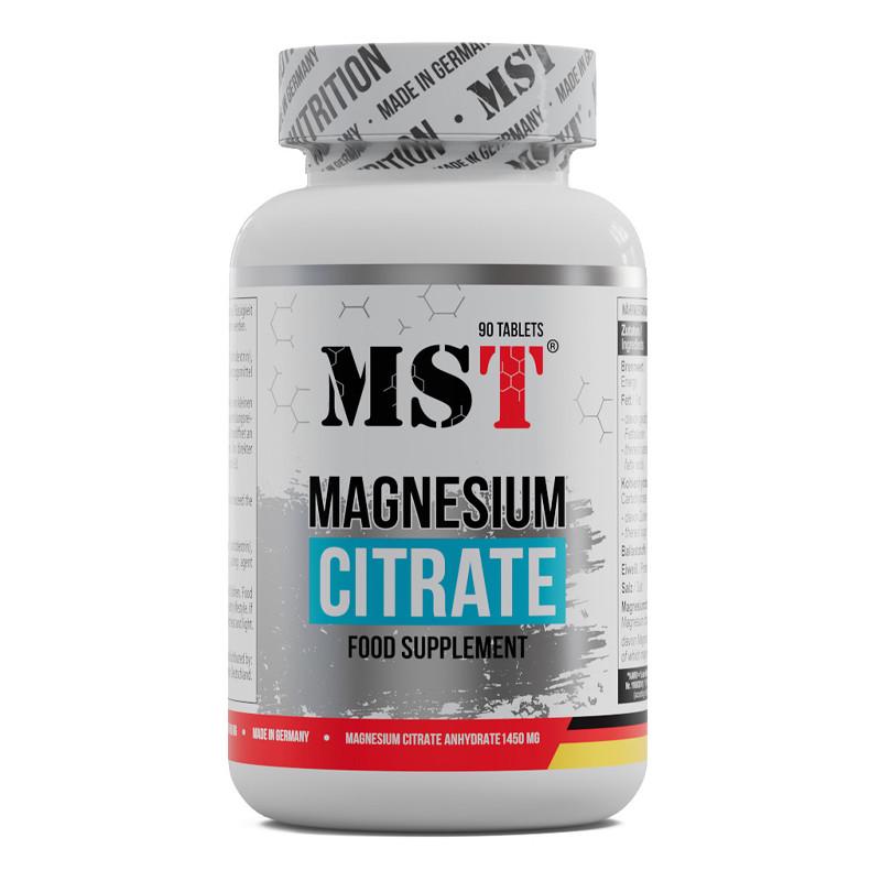 Магний цитрат MST Magnesium Citrate 90 табл. (22931-01)