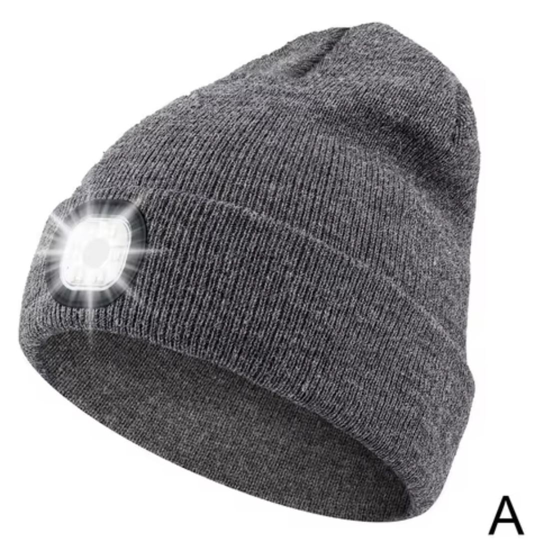 Шапка утеплена з LED-ліхтарем Portwest акрил Сірий (2476473584) - фото 3 Шапка утеплена з LED-ліхтарем Portwest акрил Сірий (2476473584) - фото 3