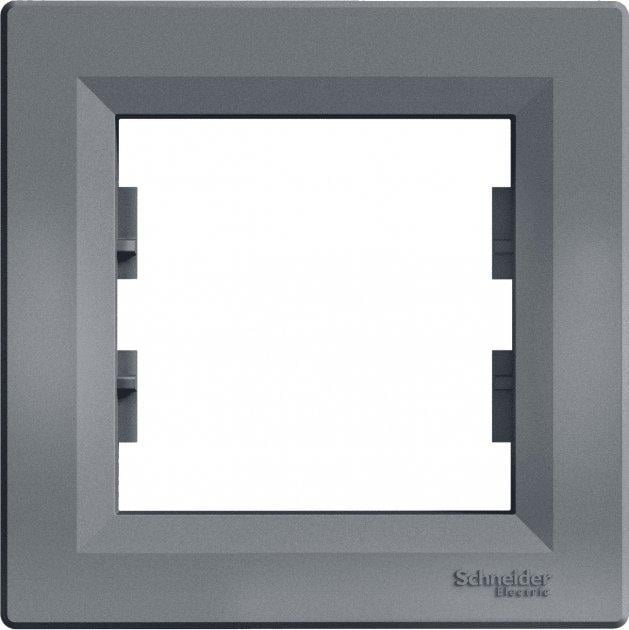 Рамка Schneider Electric EPH5800162 Asfora 1 пост пластик Стальной (11485834) Рамка Schneider Electric EPH5800162 Asfora 1 пост пластик Стальной (11485834)
