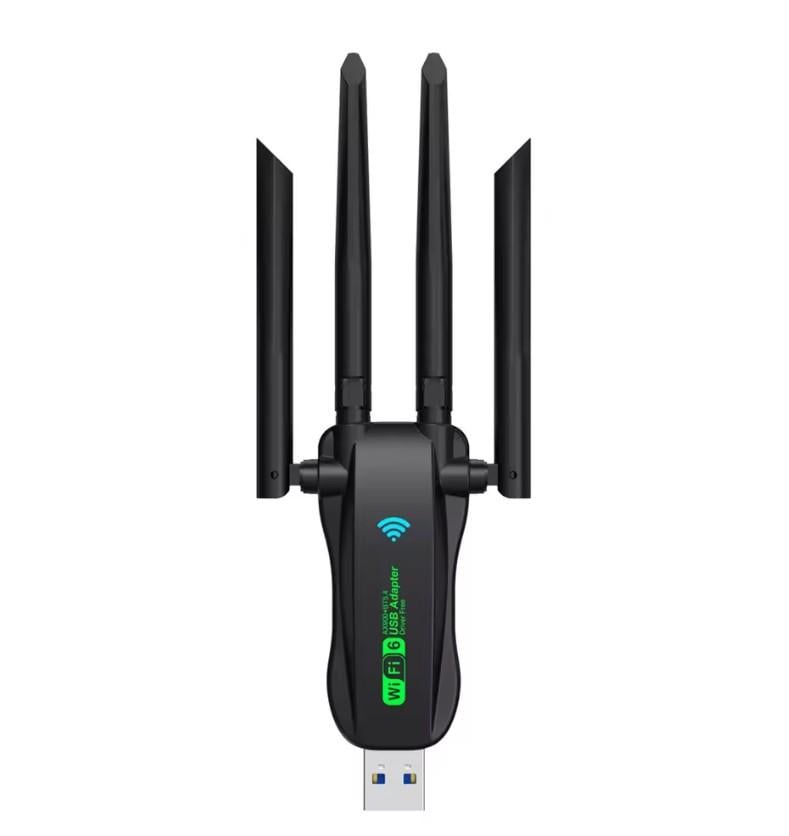 Адаптер Wi-Fi 6 AX900 Bluetooth 5.4 Plug and play 4 антени (2959100211)
