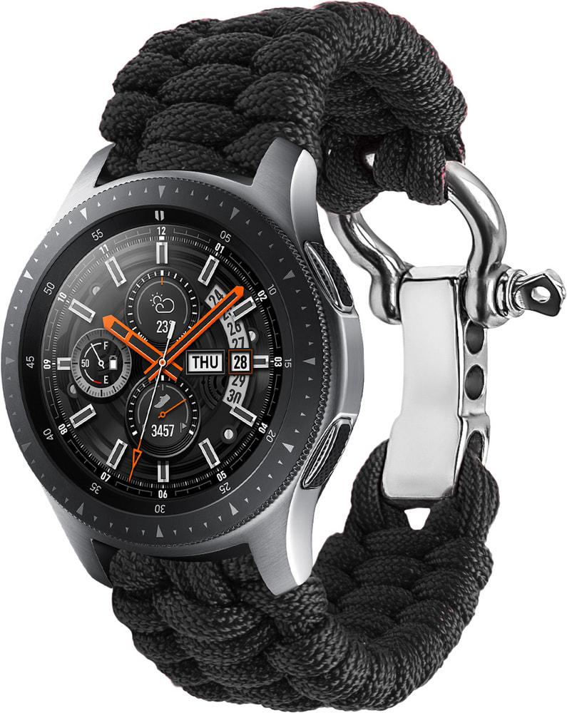 Ремешок из Паракорда Ruper для Galaxy Watch 46 мм (22mm) Black (30800-2B)