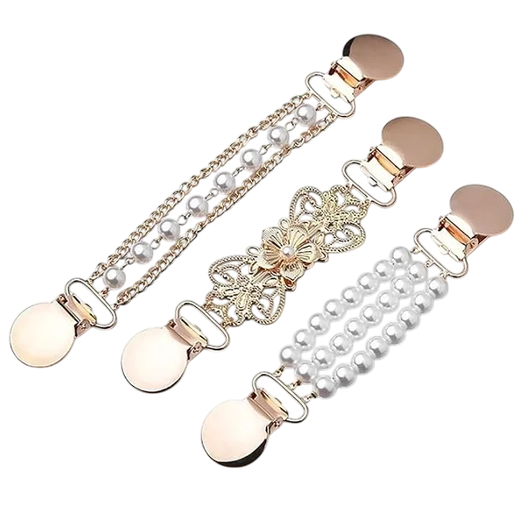 Декоративный зажим для одежды магнитных 3 шт.