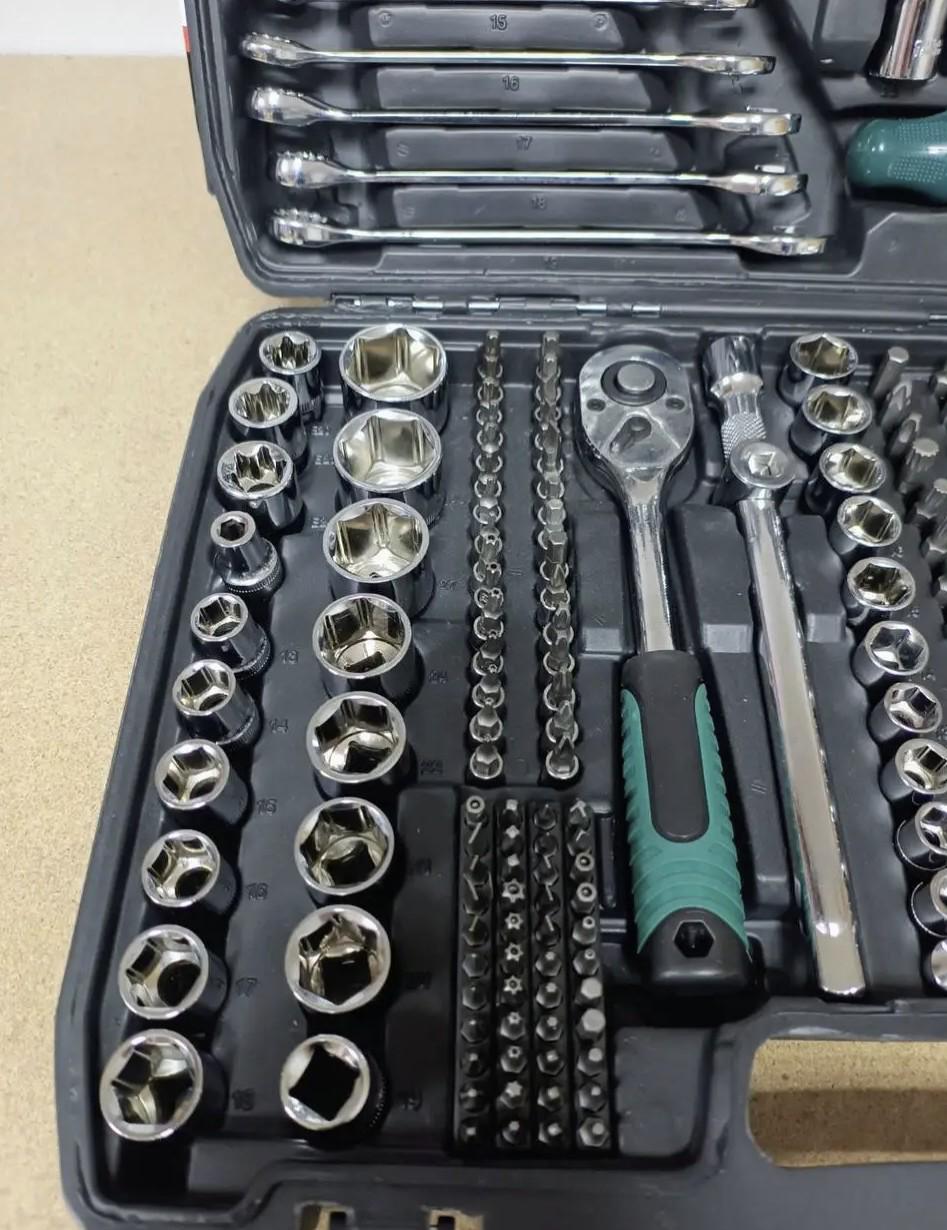 Набор инструментов WerkMaster WM-216C 216 пр. в усиленном кейсе 4-32 мм Черный (45678) - фото 3 Набор инструментов WerkMaster WM-216C 216 пр. в усиленном кейсе 4-32 мм Черный (45678) - фото 3