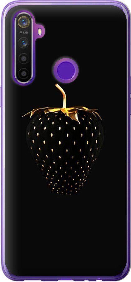 Чехол на Realme 6i Черная клубника (3585u-2059-42517)