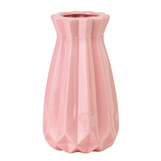 Ваза для цветов Elisey Nyx керамическая 23 см Розовый (135-81-9195-037)