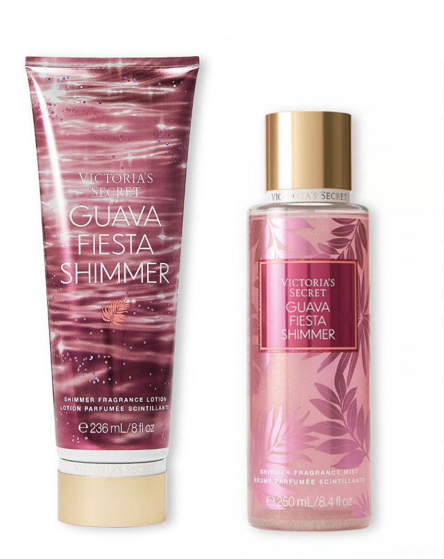 Подарунковий набір Victoria's Secret Velvet Petals Shimmer спрей/лосьйон