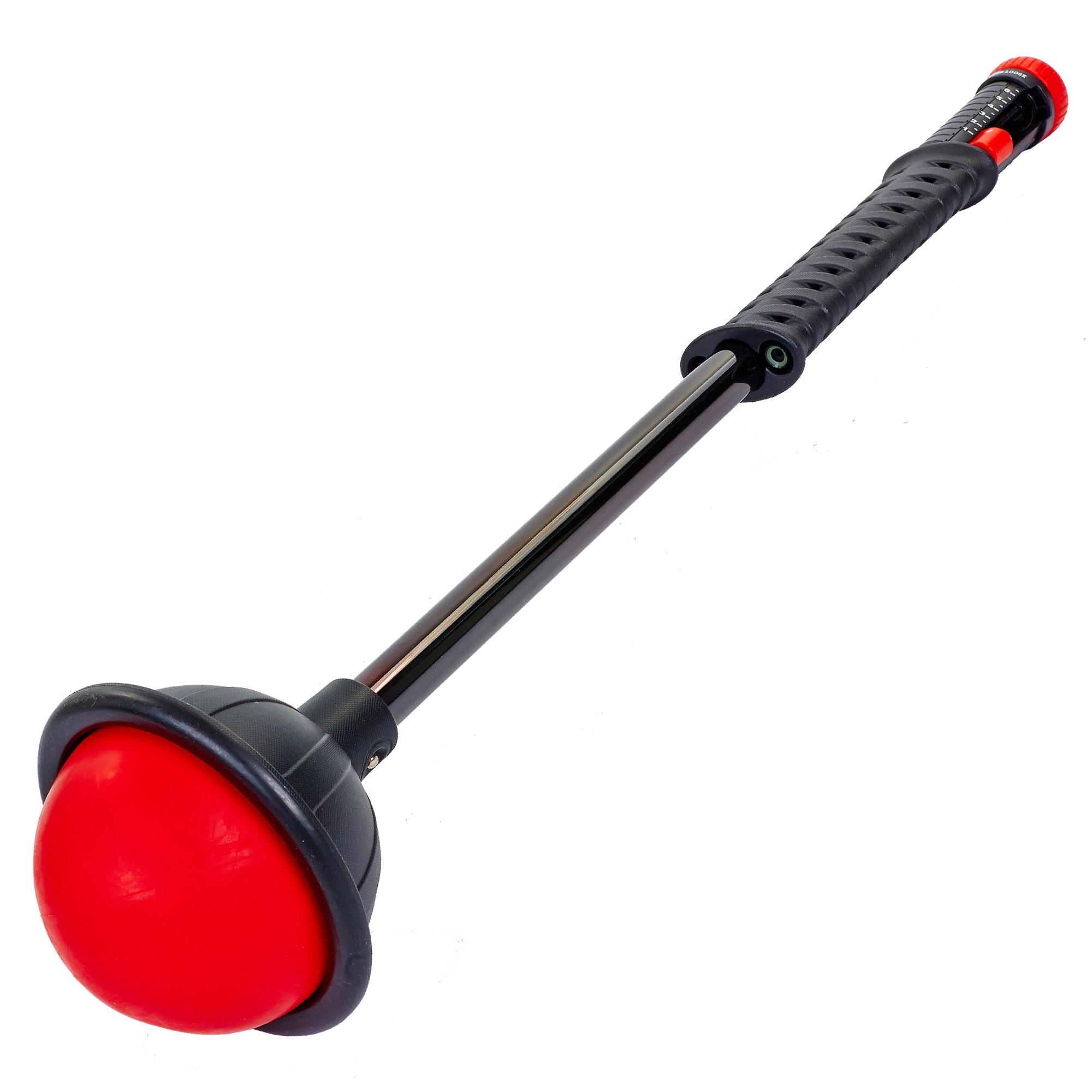 Эспандер силовой для пресса и рук Zelart Abdomen Trainer PRO-SUPRA FI-5060 70 см Черный/Красный (DR005755)