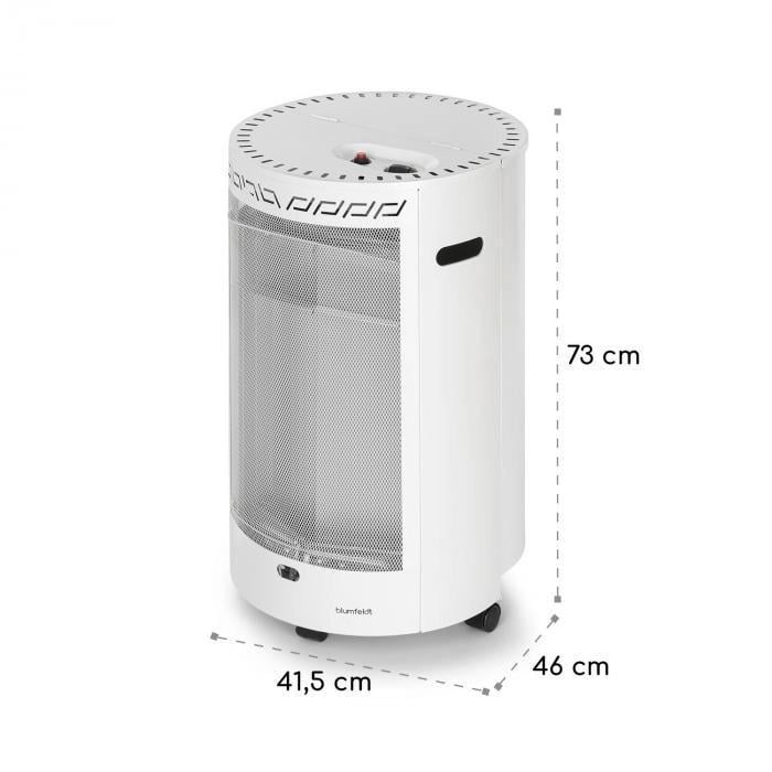 Газовый обогреватель Blumfeldt Bonaparte Fire Белый (10035030) - фото 9 Газовый обогреватель Blumfeldt Bonaparte Fire Белый (10035030) - фото 9