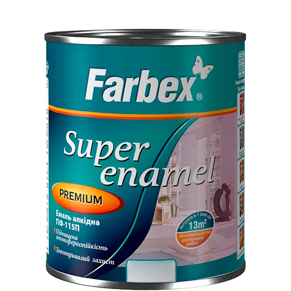 Емаль Farbex ПФ-115П алкідна 25 кг Слонової кістки (2792905385)