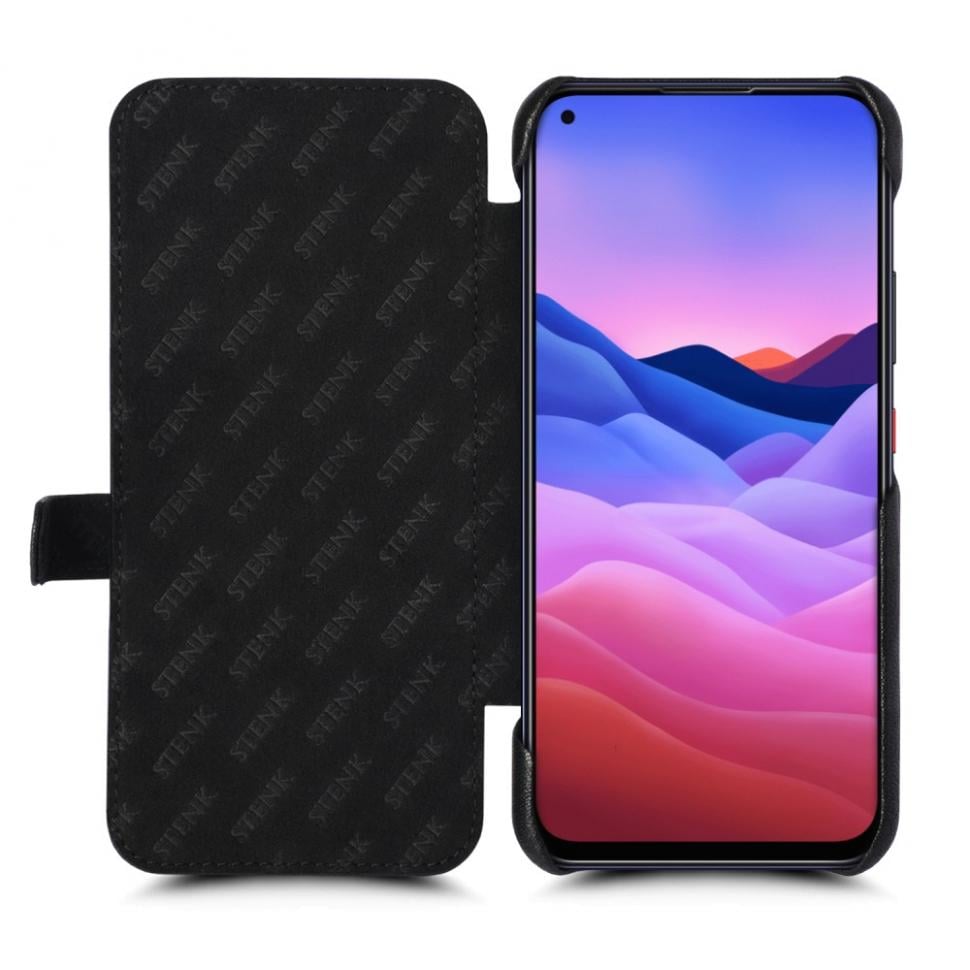 Чехол книжка Stenk Premium для ZTE Blade V2020 Черный (68610)