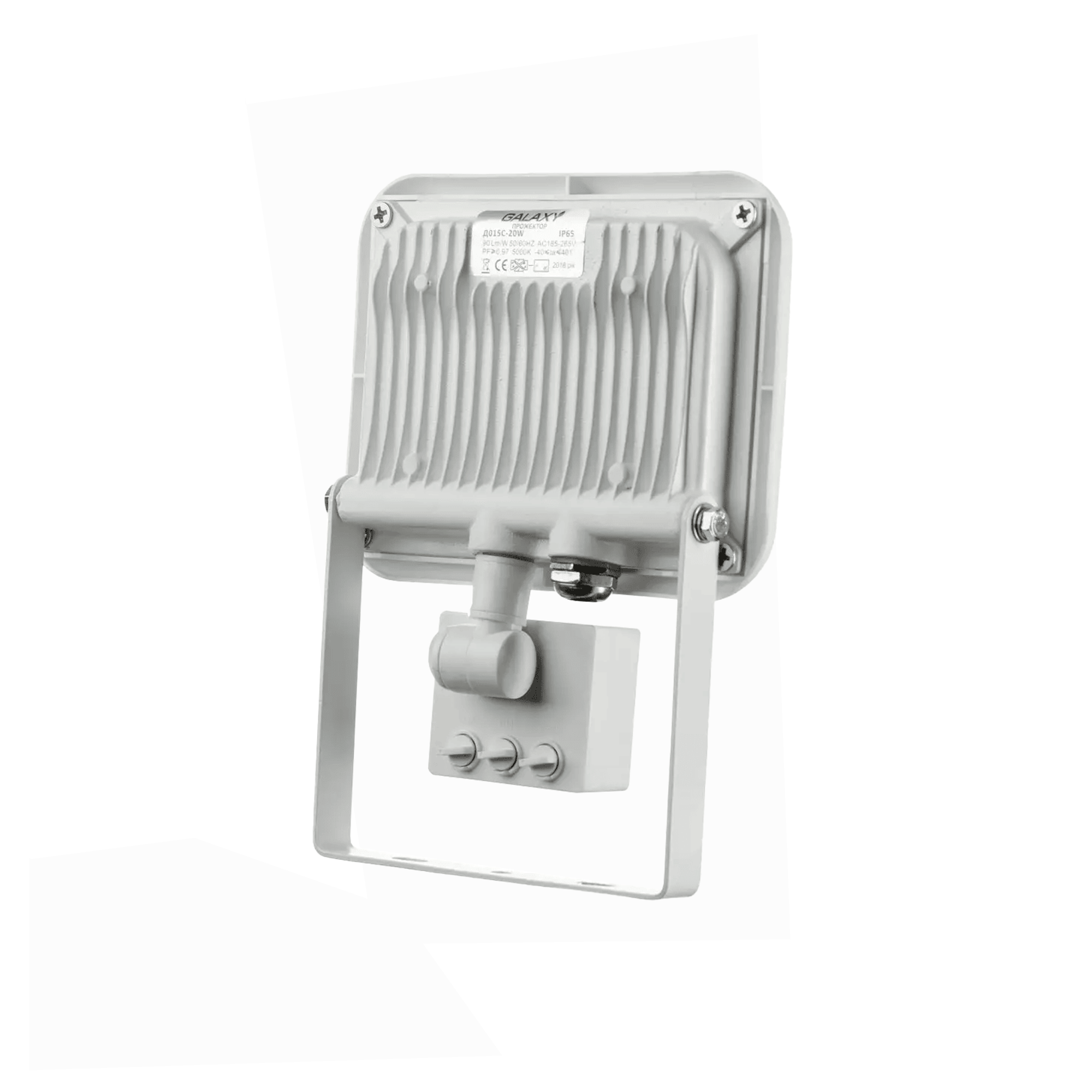 Прожектор світлодіодний LEDium 20 Вт з датчиком руху Білий (13012) - фото 3 Прожектор світлодіодний LEDium 20 Вт з датчиком руху Білий (13012) - фото 3