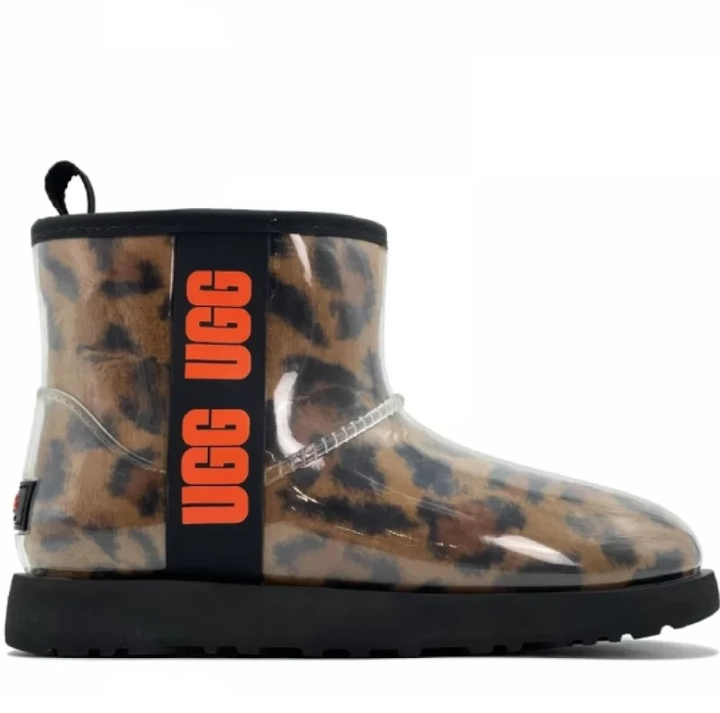 Уги жіночі UGG Classic Clear Mini Leopard р. 36 Коричневий (20238)