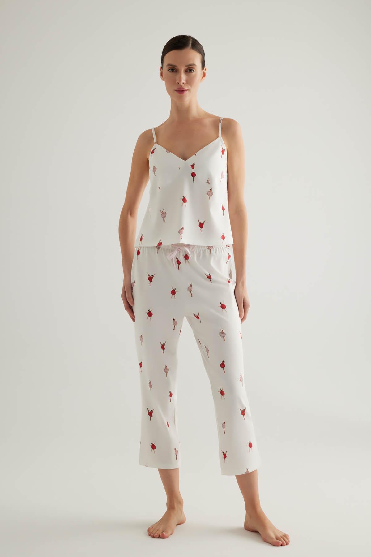 Пижама женская HAYS 50248 M Pembe Baskili (CN38295)