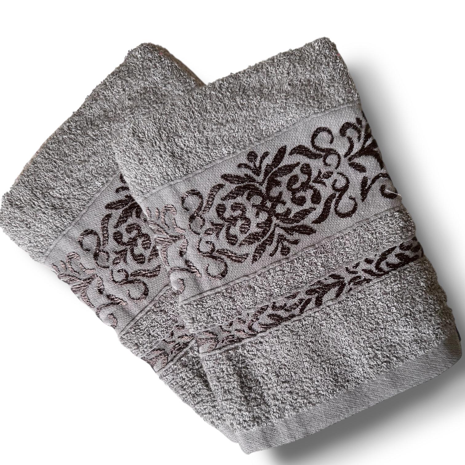 Полотенце махровое Malloory Home 70x140 см Серый (68-15-180-3)