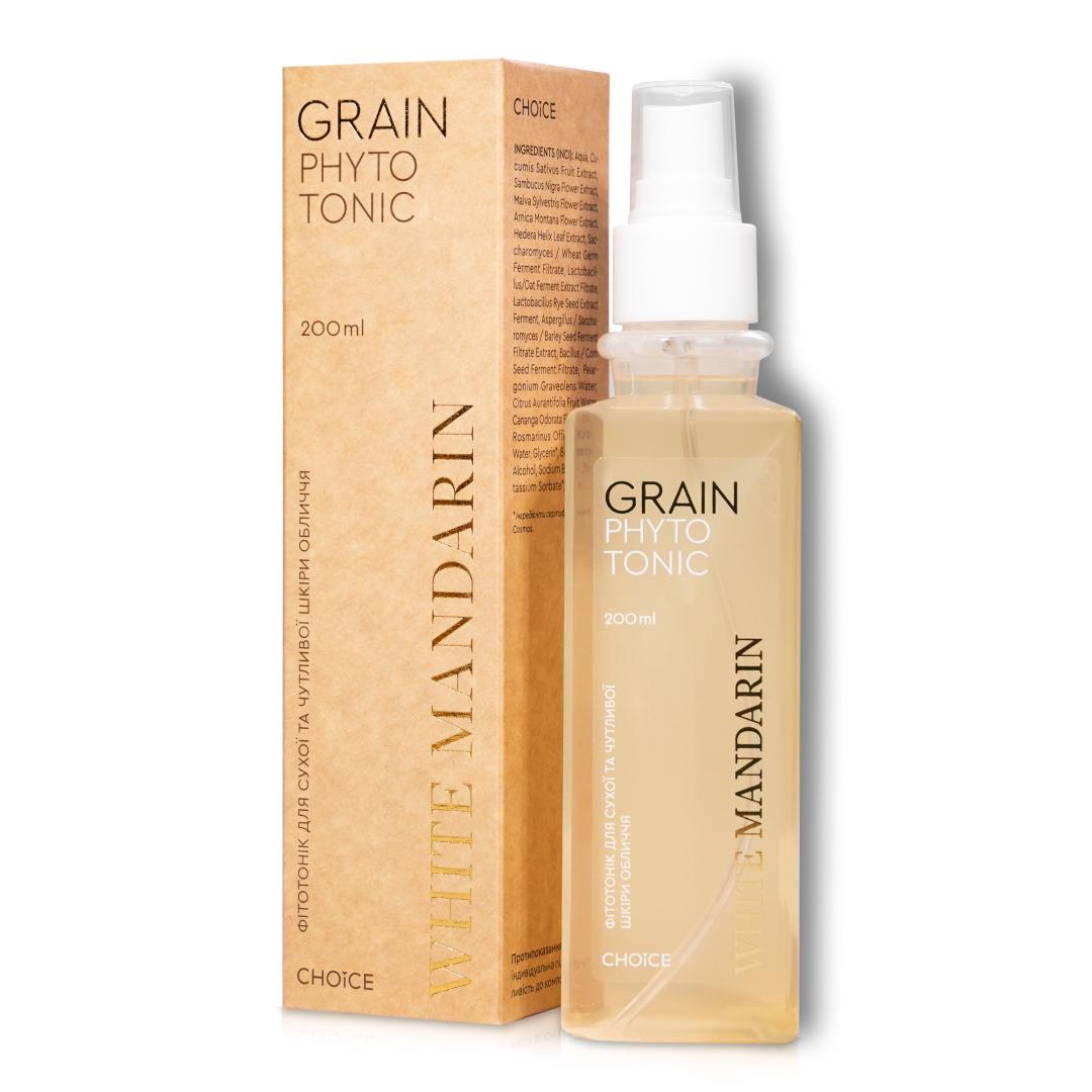 Фитотоник для сухой и чувствительной кожи лица White Mandarin Проросшие зерна 200 мл (99101205101)