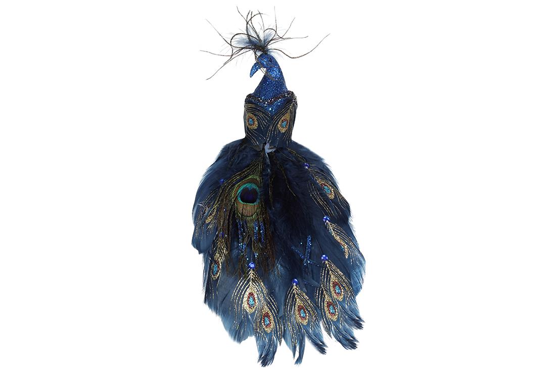 Декоративний Павич на кліпсі BonaDi (499-057)