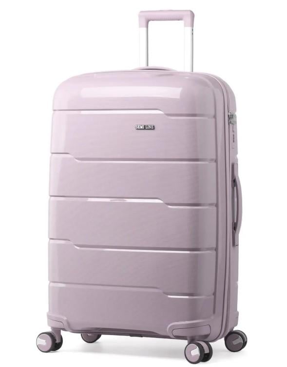 Чемодан SEMI LINE T5793-2 24" M Light Pink (60309)