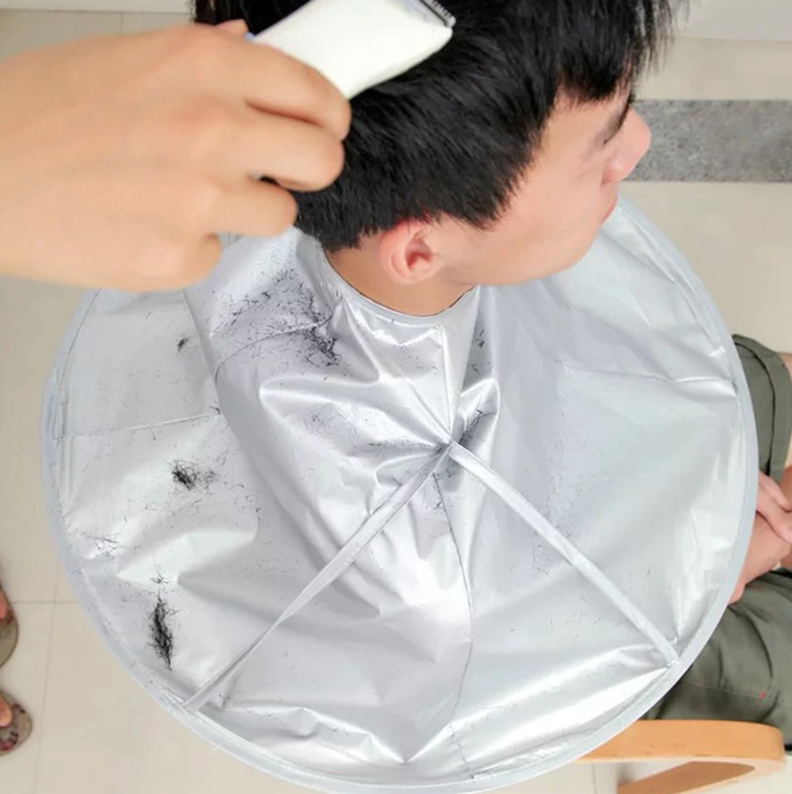 Фартук накидка для стрижки волос 5910 60 см Серый (4259114) - фото 5 Фартук накидка для стрижки волос 5910 60 см Серый (4259114) - фото 5