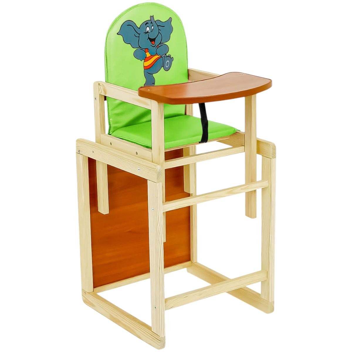 Стульчик для кормления Мася Слоник Салатовый (№2066) Стульчик для кормления Мася Слоник Салатовый (№2066)