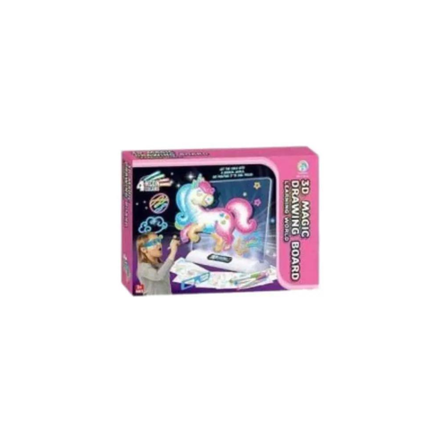 Световая творческая доска-проектор YM 22 с трафаретами и маркером для детей (25875394)