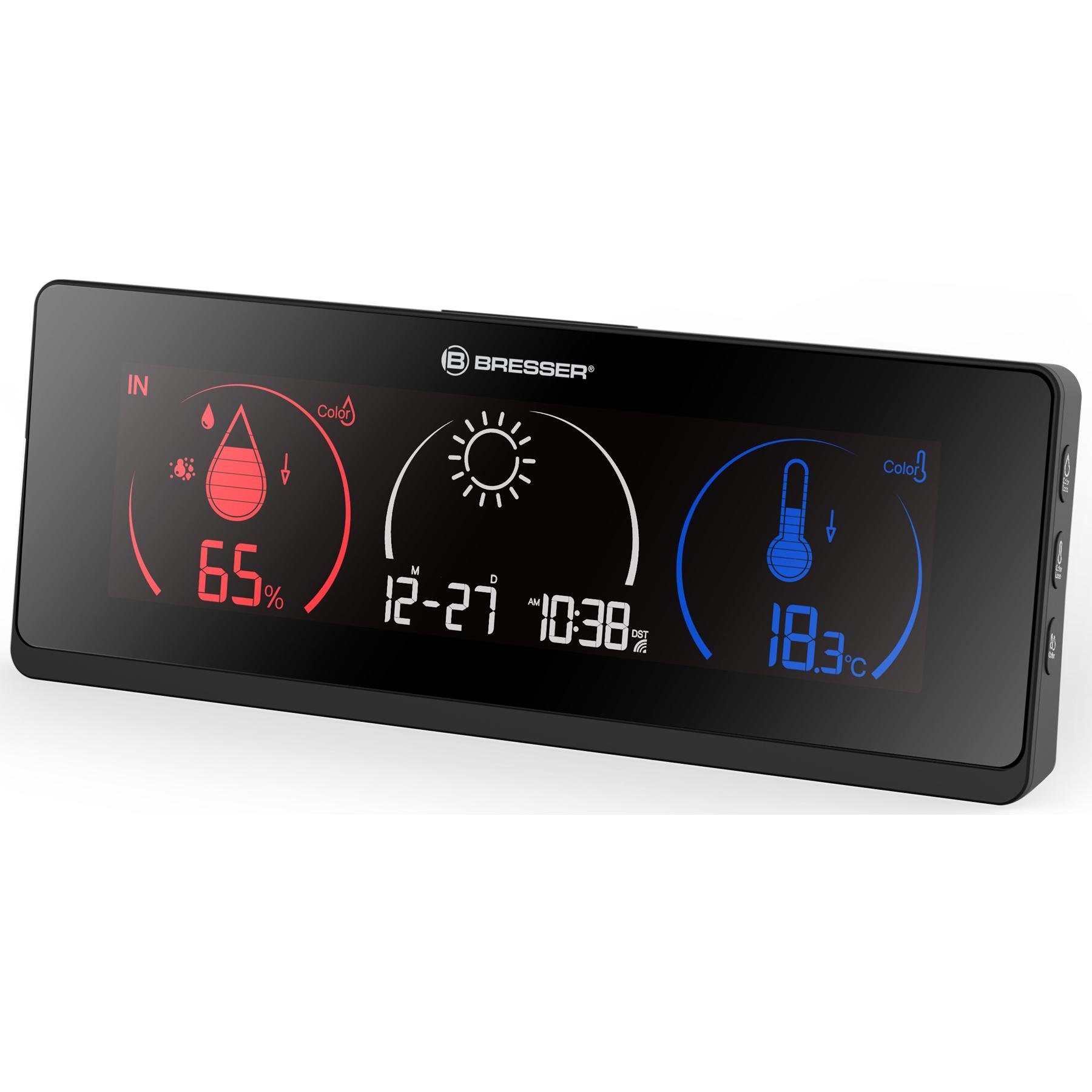 Метеостанция Bresser Colour Temeo Life Black (7008001CM3000) - фото 4 Метеостанция Bresser Colour Temeo Life Black (7008001CM3000) - фото 4