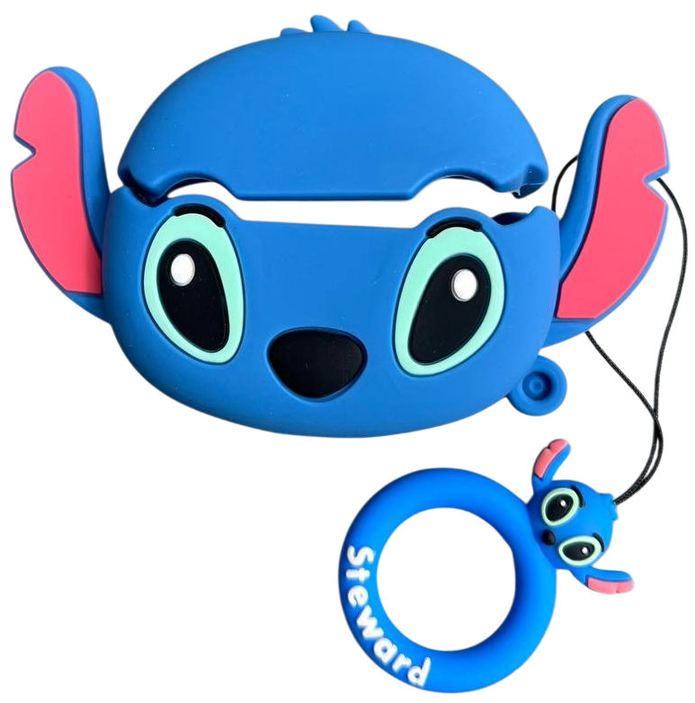 Чохол силіконовий Alitek Стіч для навушників Samsung Galaxy Buds 3/3 Pro з карабіном (2972535773)