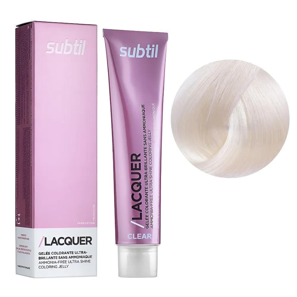 Краска гелевая безаммиачная для волос Subtil Lacquer Clear Прозрачный 60 мл