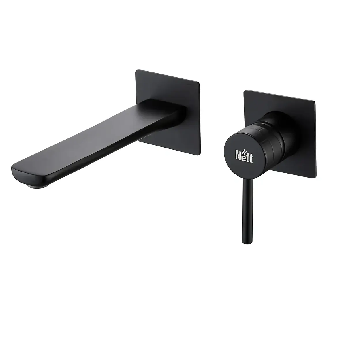 Смеситель для раковины Nett QB-99 скрытого монтажа Черный матовый (NET-081173) Смеситель для раковины Nett QB-99 скрытого монтажа Черный матовый (NET-081173)