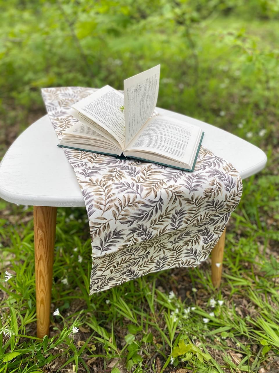 Скатерть тефлоновая Растения 30x150 см (58-67-т_с_р_30x150)