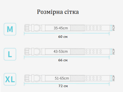 Нашийник для собак середніх і великих порід Ulink світловідбиваючий М 35-45 см Коричневий (1931750657) - фото 7 Нашийник для собак середніх і великих порід Ulink світловідбиваючий М 35-45 см Коричневий (1931750657) - фото 7