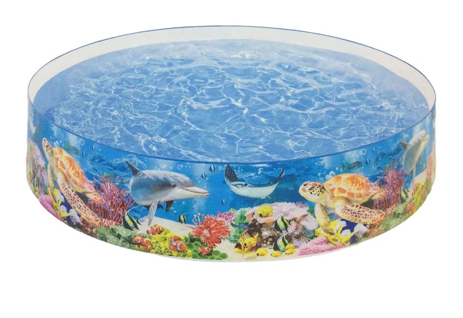 Бассейн каркасный Intex Океанский риф, 244 х 46 см, 2089 л. Multicolor (56295)