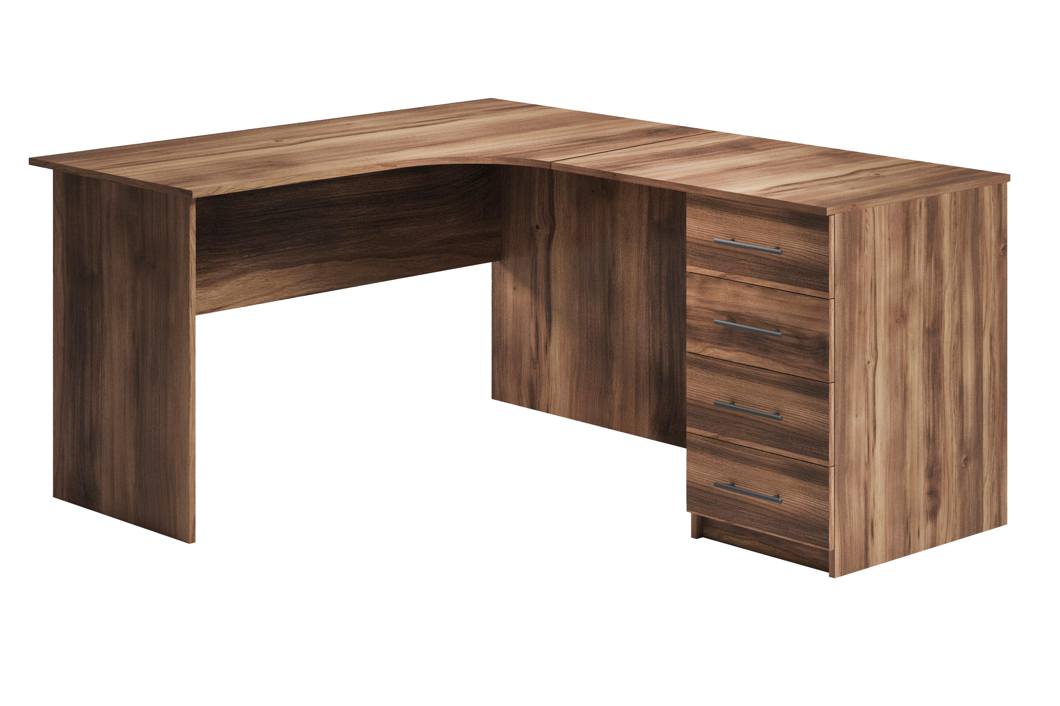 Письменный стол угловой ОП-202+404+302 Orange-Line Дуб барокко ристретто (400968)