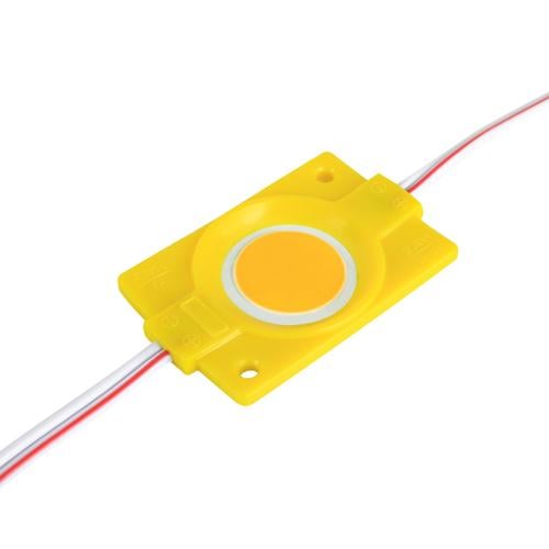 Модуль светодиодный BRT COB 2,4 W круглый 12 В IP65 Желтый