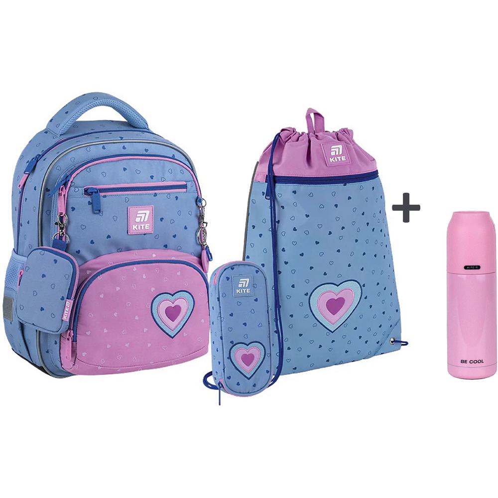 Шкільний набір KITE Education Lovelyрюкзак/пенал/сумка для взуття (SET_K25-773M-1) - фото 2 Шкільний набір KITE Education Lovelyрюкзак/пенал/сумка для взуття (SET_K25-773M-1) - фото 2
