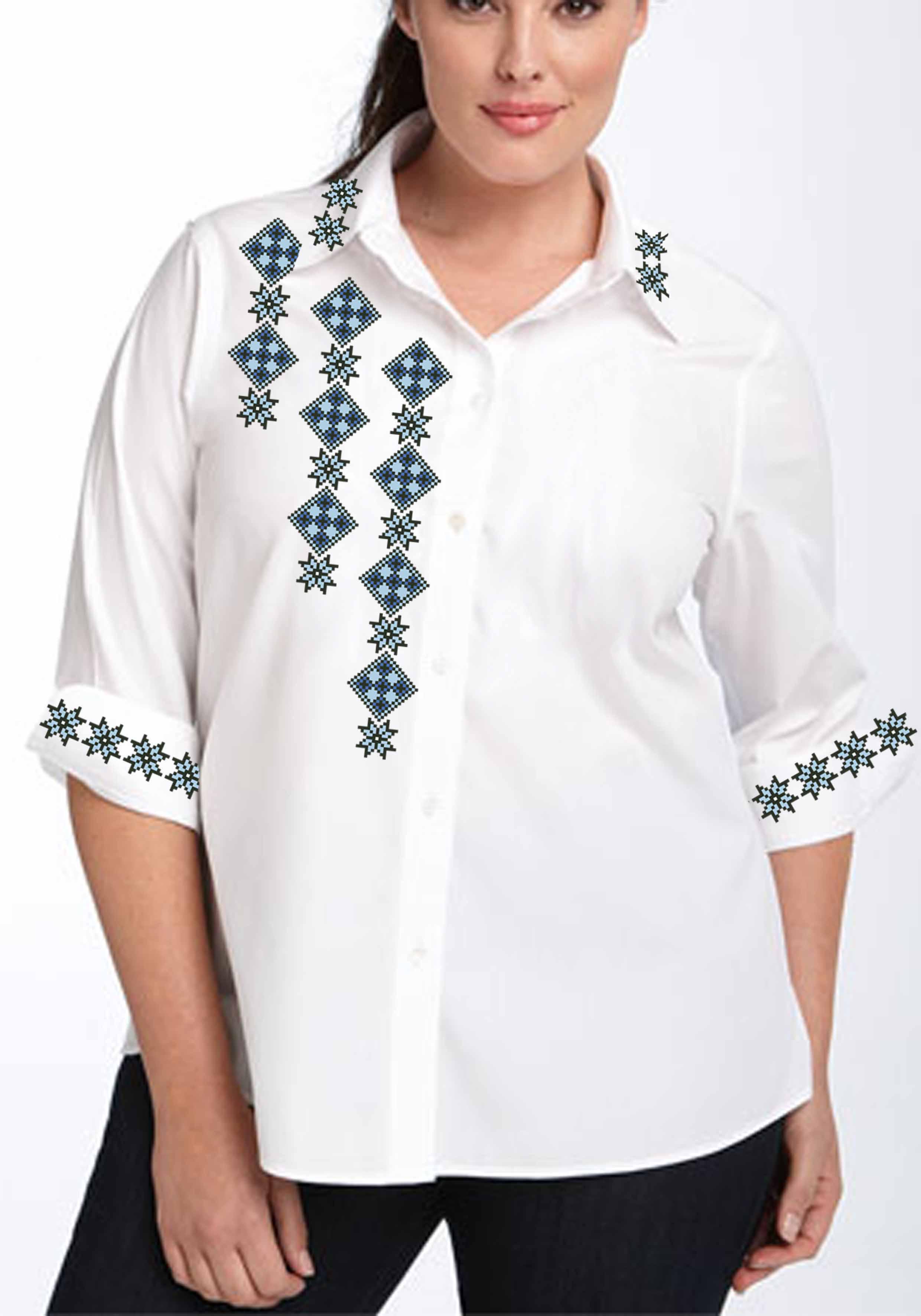 Заготовка для вышивки нитями или бисером рубашка СЖ-433 домотканое полотно Заготовка для вышивки нитями или бисером рубашка СЖ-433 домотканое полотно