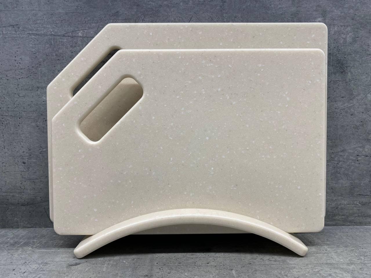 Набір дощок кухонних Lightsand із штучного каменю на підставці 2 шт. (226) Набір дощок кухонних Lightsand із штучного каменю на підставці 2 шт. (226)